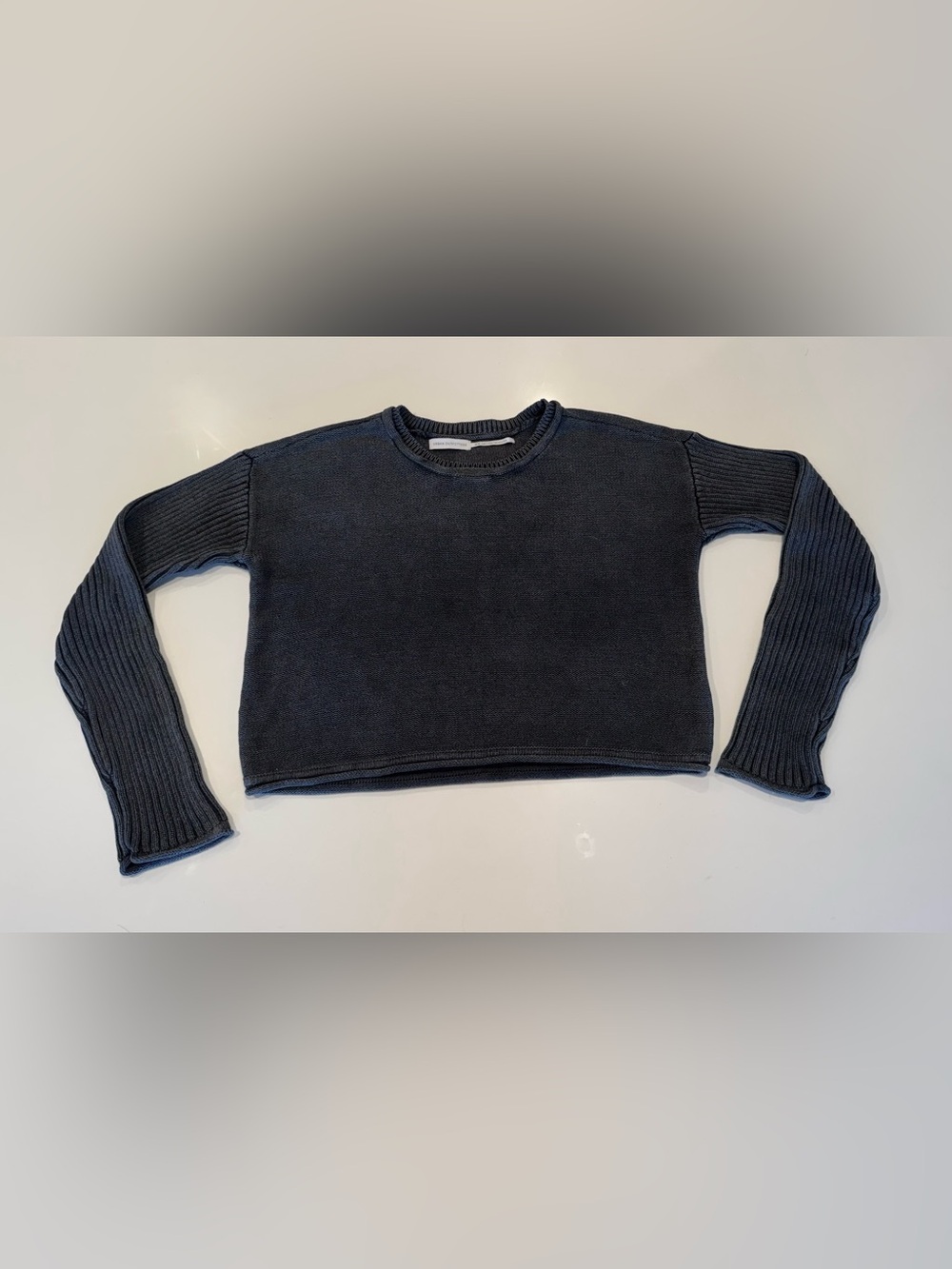 Urban Outfitters Charcoal Crewneck Knit Top